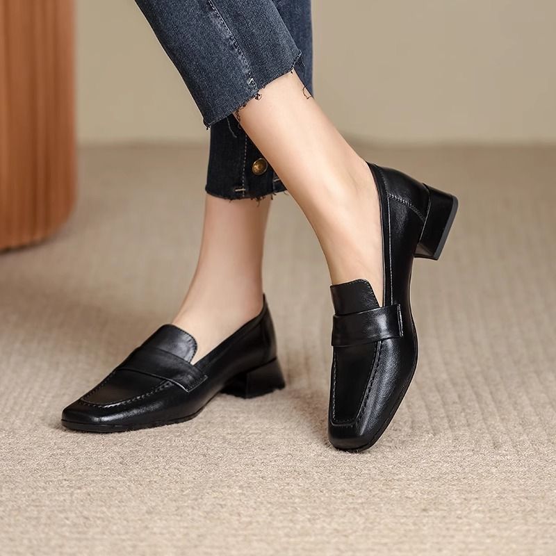 Women's Soft Leather Loafers 2 - Sewing Latex 评论和价格