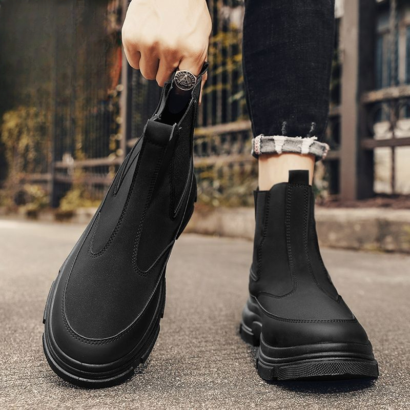 Men's High Cut Boots British S - Sewing Latex 评论和价格