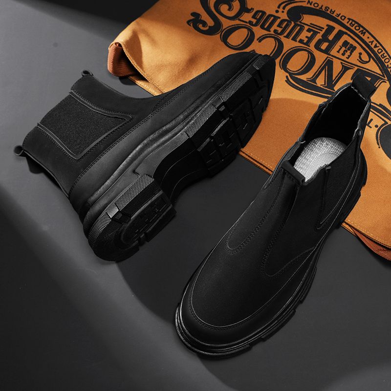 Men's High Cut Boots British S - Sewing Latex 评论和价格