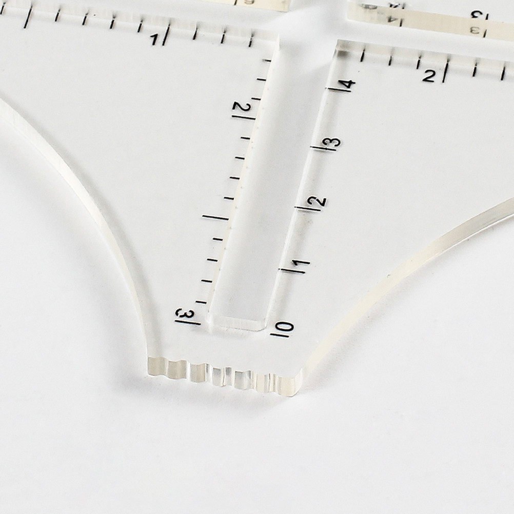 Transparent Knitting Density R - Sewing Gauge Ruler 评论和价格