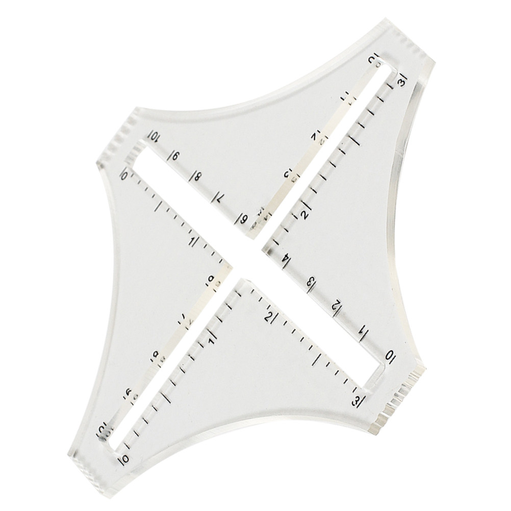 Transparent Knitting Density R - Sewing Gauge Ruler 评论和价格