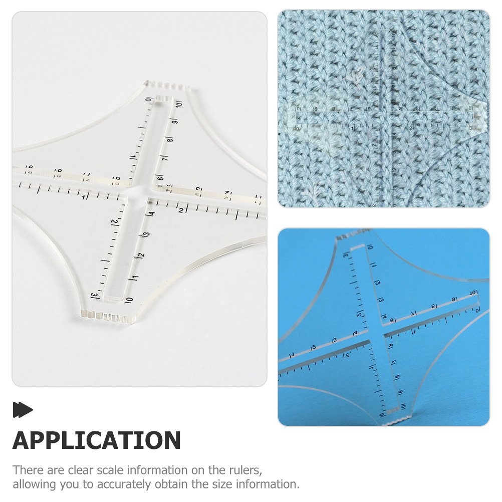 Transparent Knitting Density R - Sewing Gauge Ruler 评论和价格