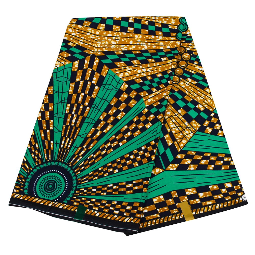 African Fabric 3/6Yards Cotton - Sewing Batik Fabric 评论和价格