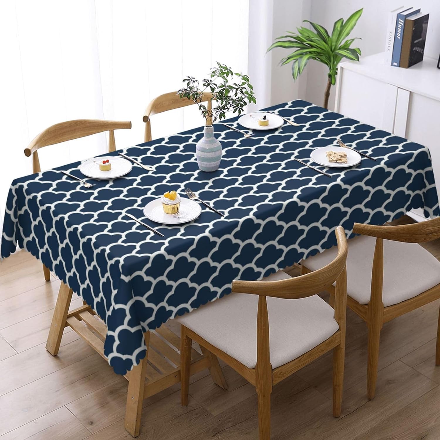 Blue Tablecloth Navy Cloud Sea - Century Textile & Sewing Supply Avenue C North Saskatoon Sk 评论和价格