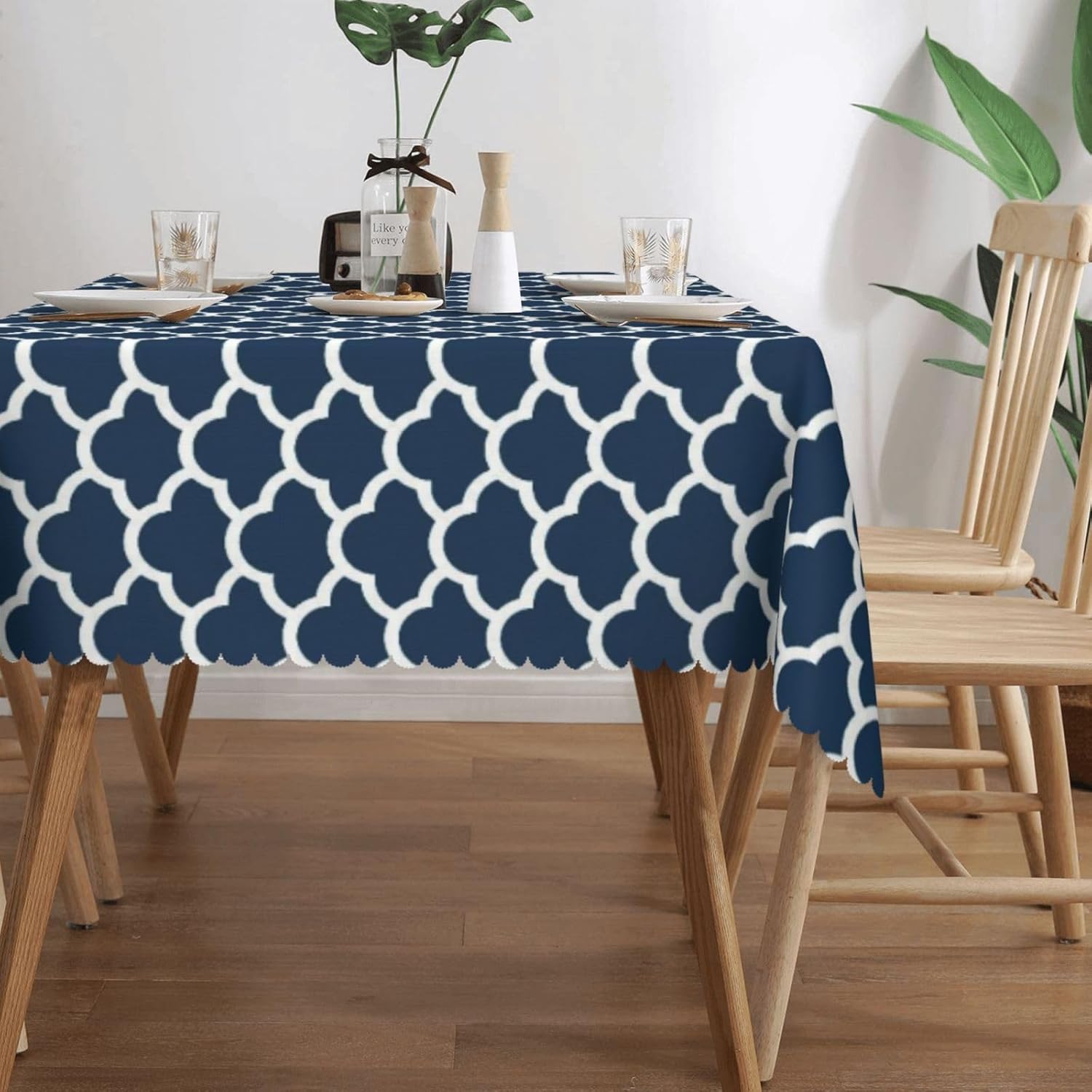 Blue Tablecloth Navy Cloud Sea - Century Textile & Sewing Supply Avenue C North Saskatoon Sk 评论和价格